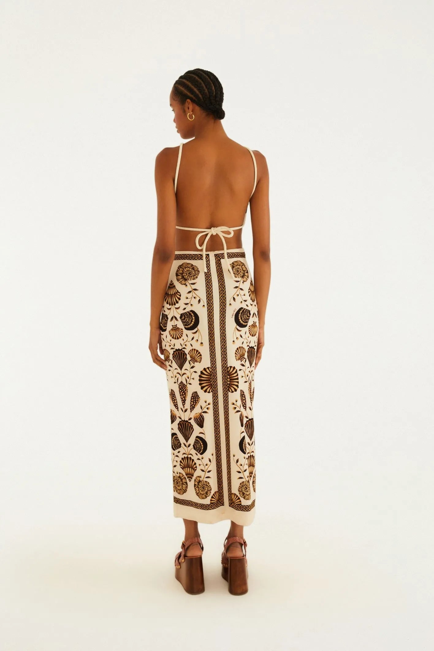 Vestido Midi Farm Sonho De Concha