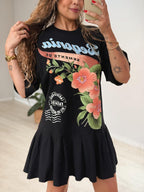 VESTIDO FARM CURTO MOLETOM