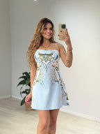 Vestido Curto Estampado Milena