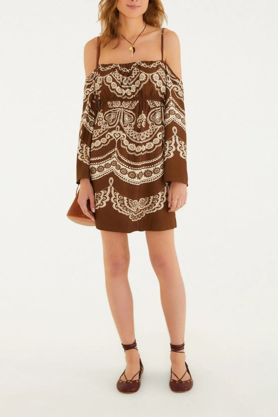 VESTIDO FARM CURTO NICOLE
