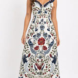Vestido Longo Sonho De Morango