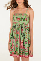 VESTIDO FARM CURTO FLOR REALEZA