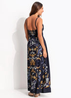 VESTIDO FARM ALCA AZUL FLORAL MAYE