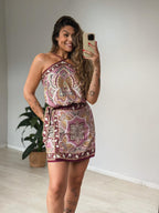 Vestido Curto Estampado Sophie