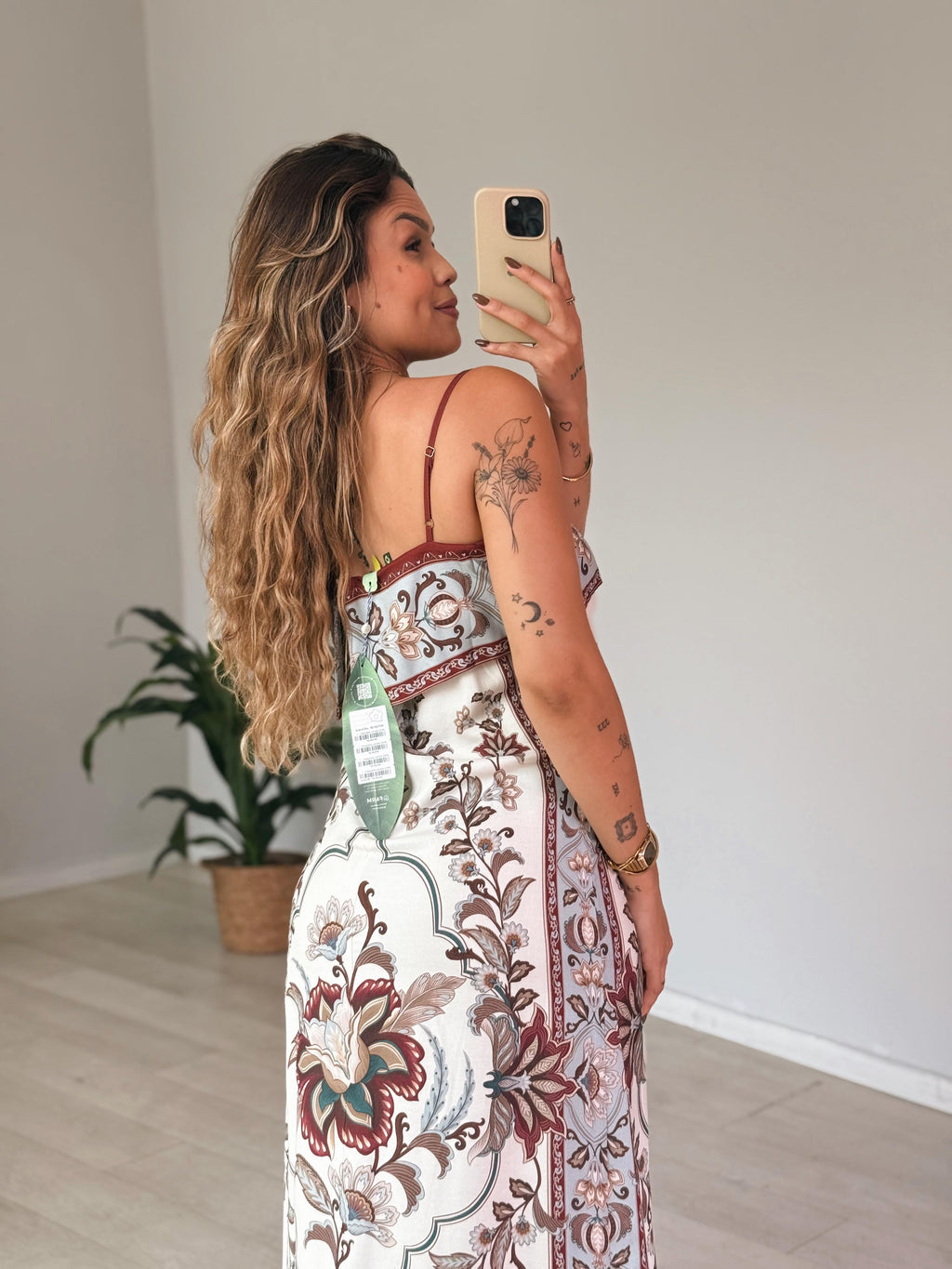 VESTIDO LONGO PALA JARDIM MAJESTOSO