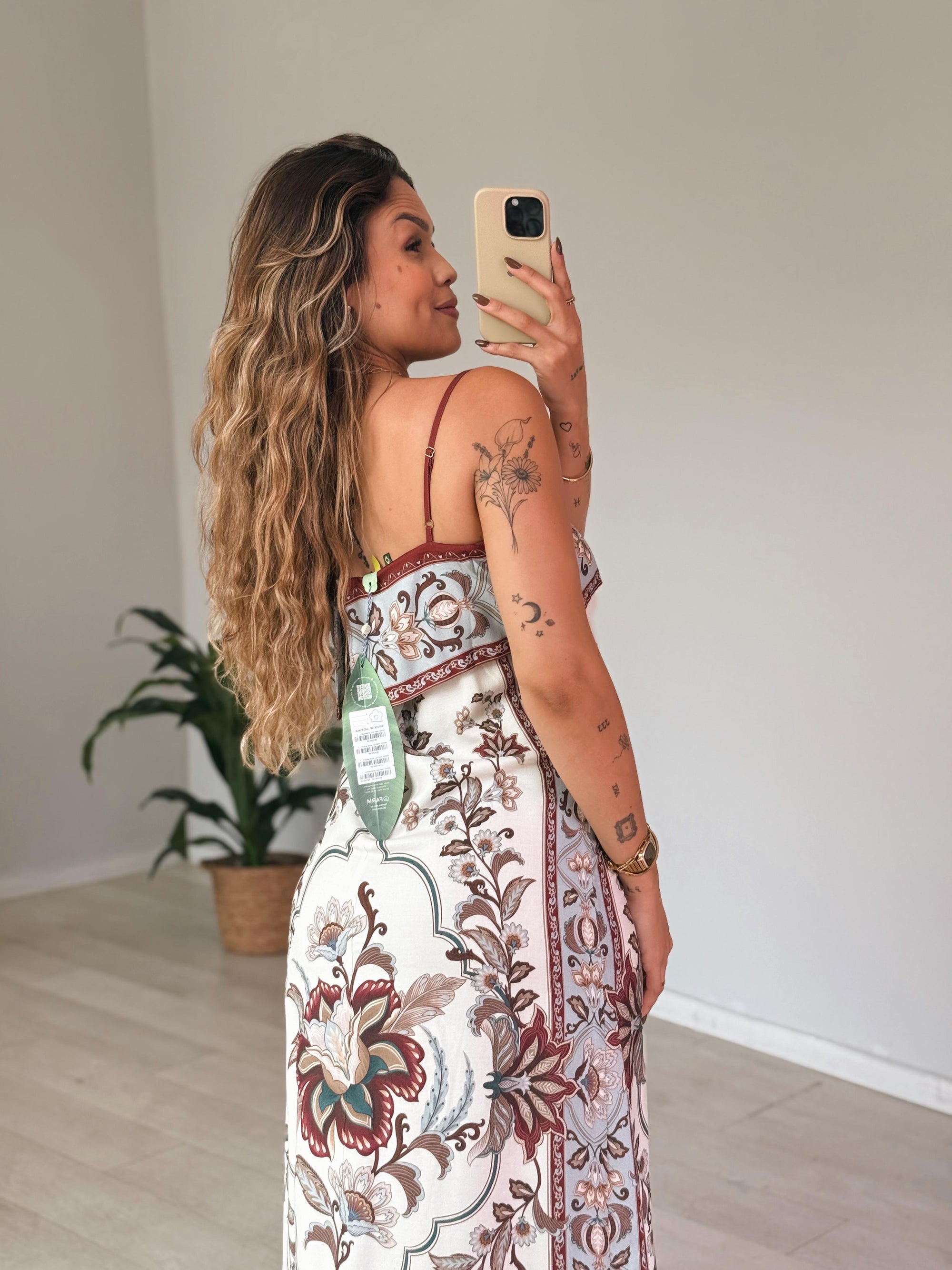 VESTIDO LONGO PALA JARDIM MAJESTOSO