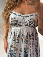 Vestido Curto Estampado Ana Clara