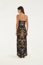 VESTIDO SEM ALCA FLORAL MAYE