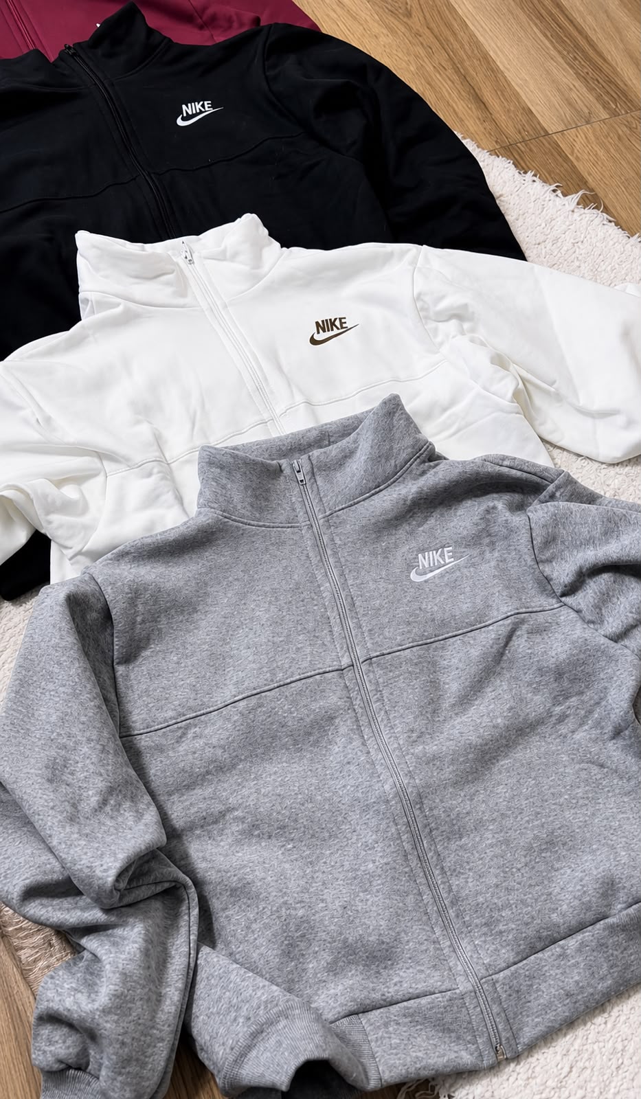 Jaqueta Feminina Nike Cropped Fleece Essential – Zíper Frontal