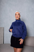 Jaqueta Feminina Esportiva Premium com Zíper – Preta