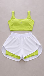 Conjunto Fitness Feminino – Top + Shorts