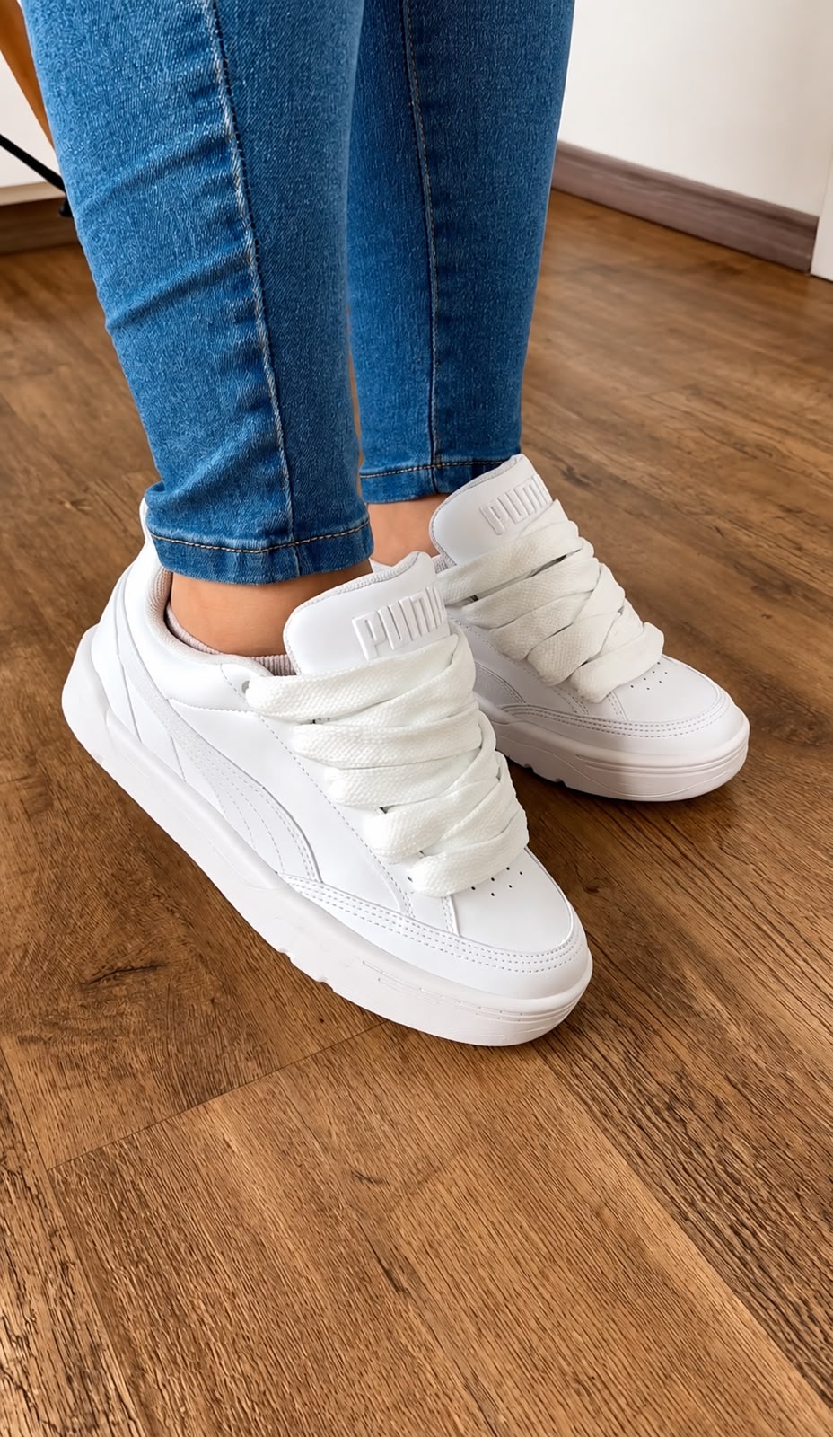 Tênis Casual Feminino Chunky Branco
