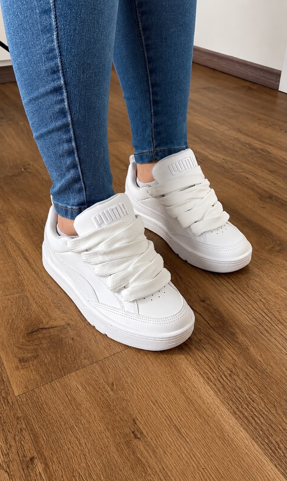 Tênis Casual Feminino Chunky Branco