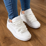 Tênis Casual Feminino Chunky Branco