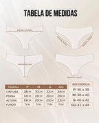 Kit 5 Calcinhas Confortável Tanga Sem Costura De Microfibra