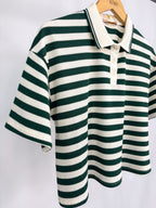 BLUSA CROPPED LISTRAS GOLA POLO RAISSA