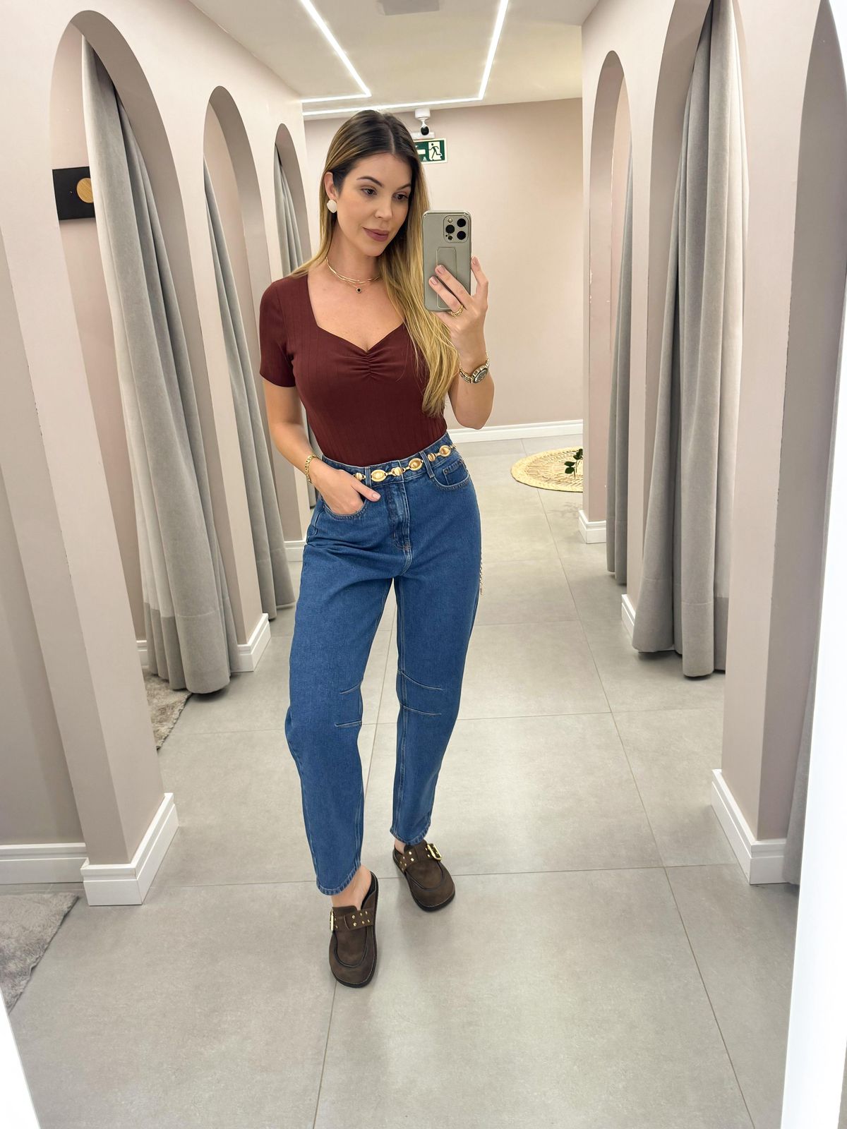 CALÇA BALLOON JEANS JULIA