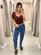 CALÇA BALLOON JEANS JULIA