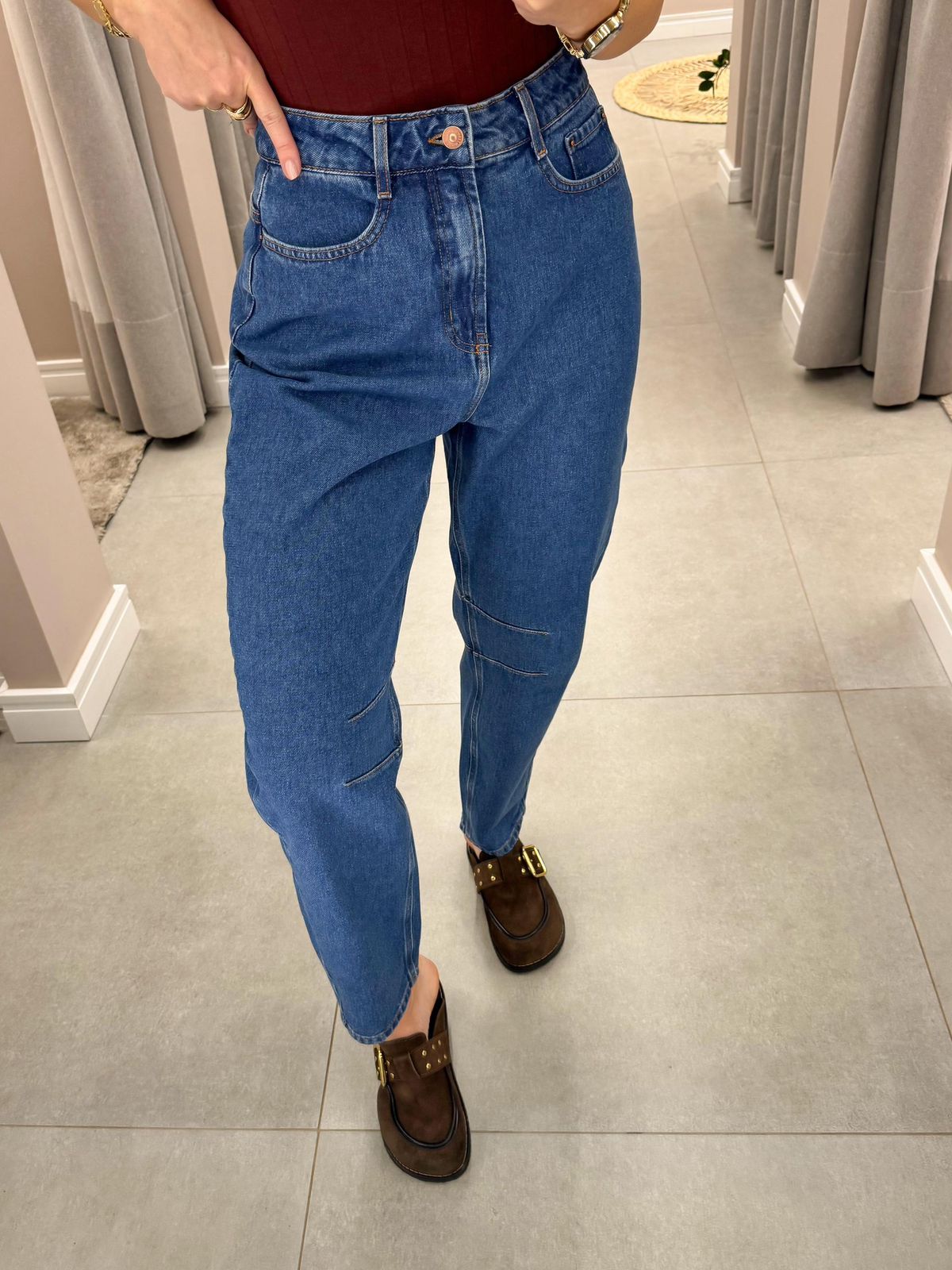 CALÇA BALLOON JEANS JULIA