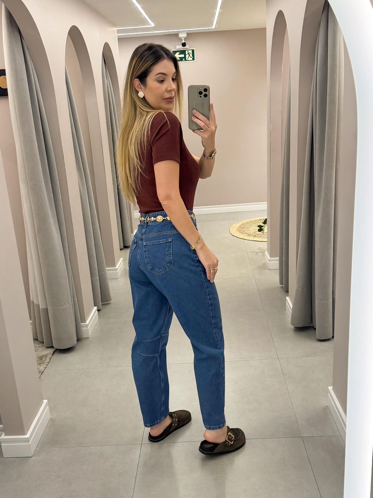 CALÇA BALLOON JEANS JULIA