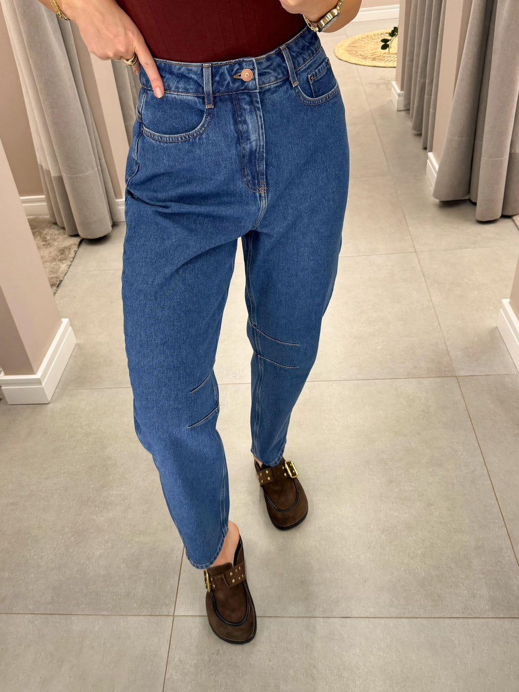 CALÇA BALLOON JEANS JULIA