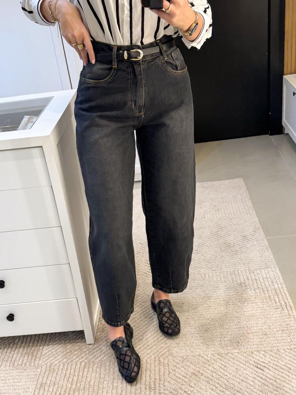 CALÇA BARREL JEANS JADE