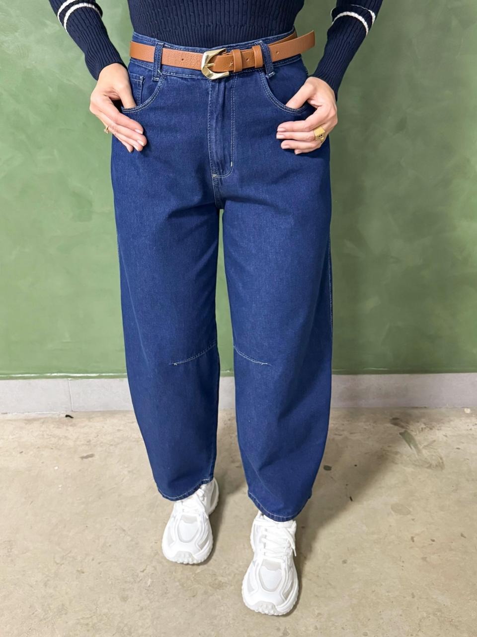 CALÇA BALLOON JEANS VIC