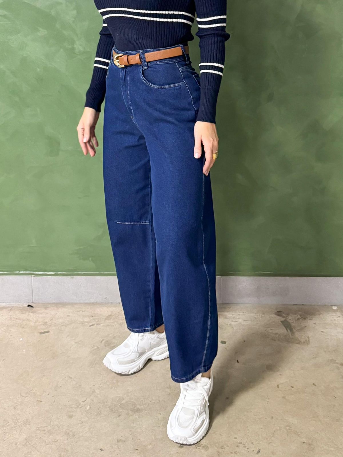 CALÇA BALLOON JEANS VIC