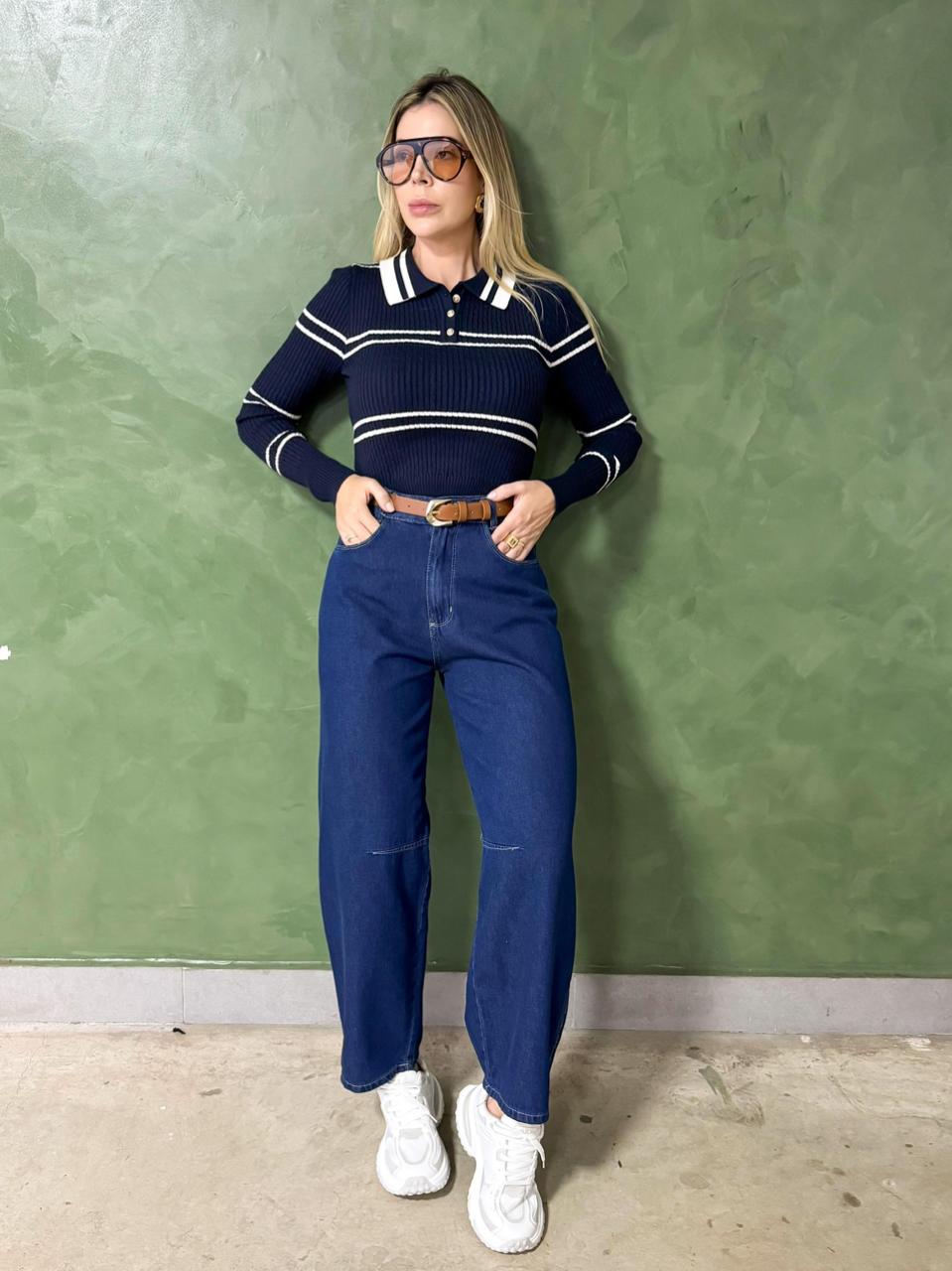 CALÇA BALLOON JEANS VIC