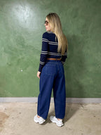 CALÇA BALLOON JEANS VIC