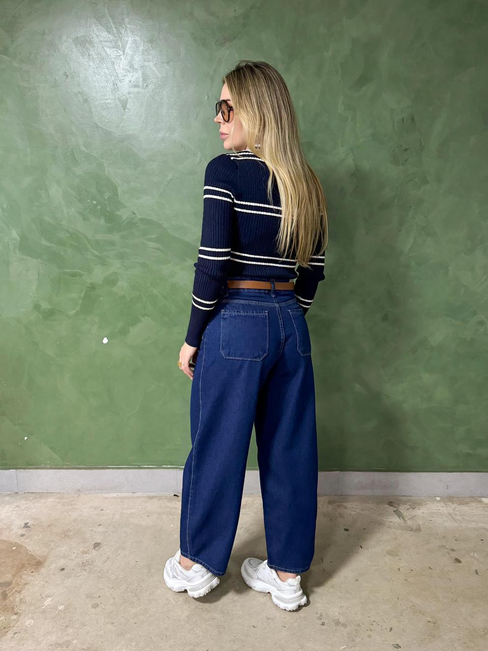 CALÇA BALLOON JEANS VIC