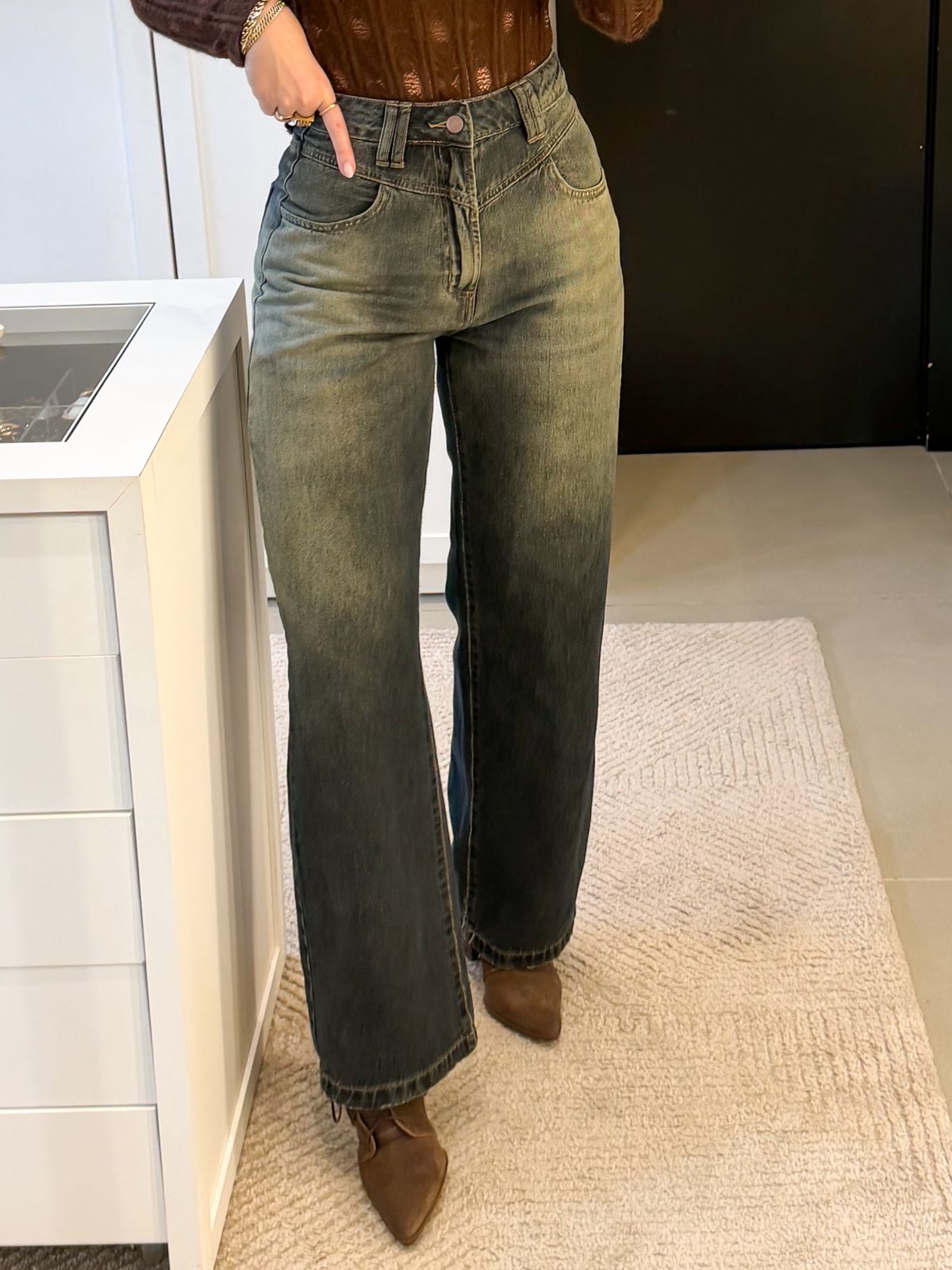 CALÇA JEANS BAGGY MARESSA