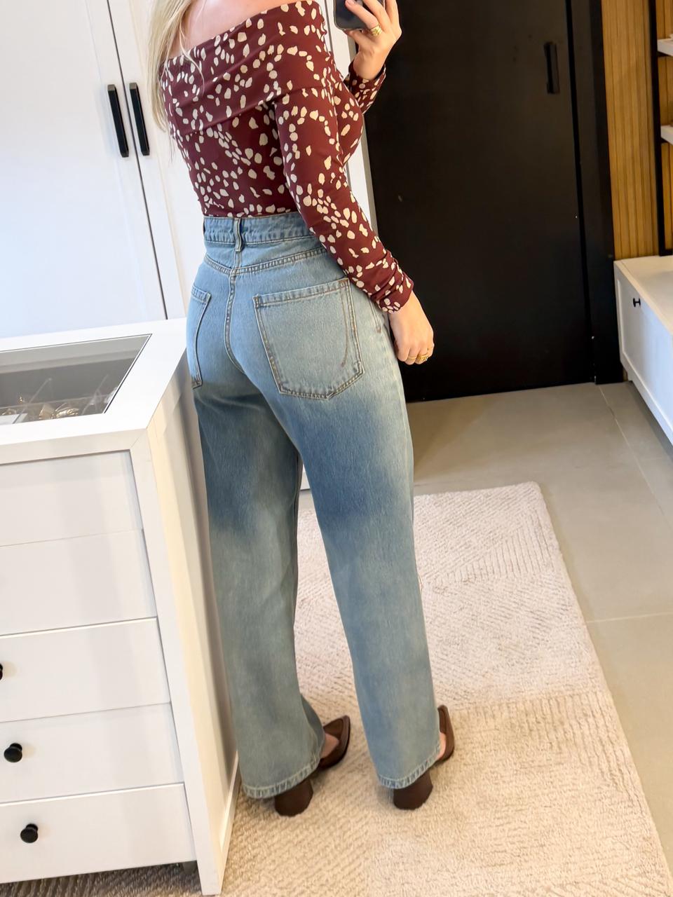 CALÇA JEANS BAGGY PAMELA