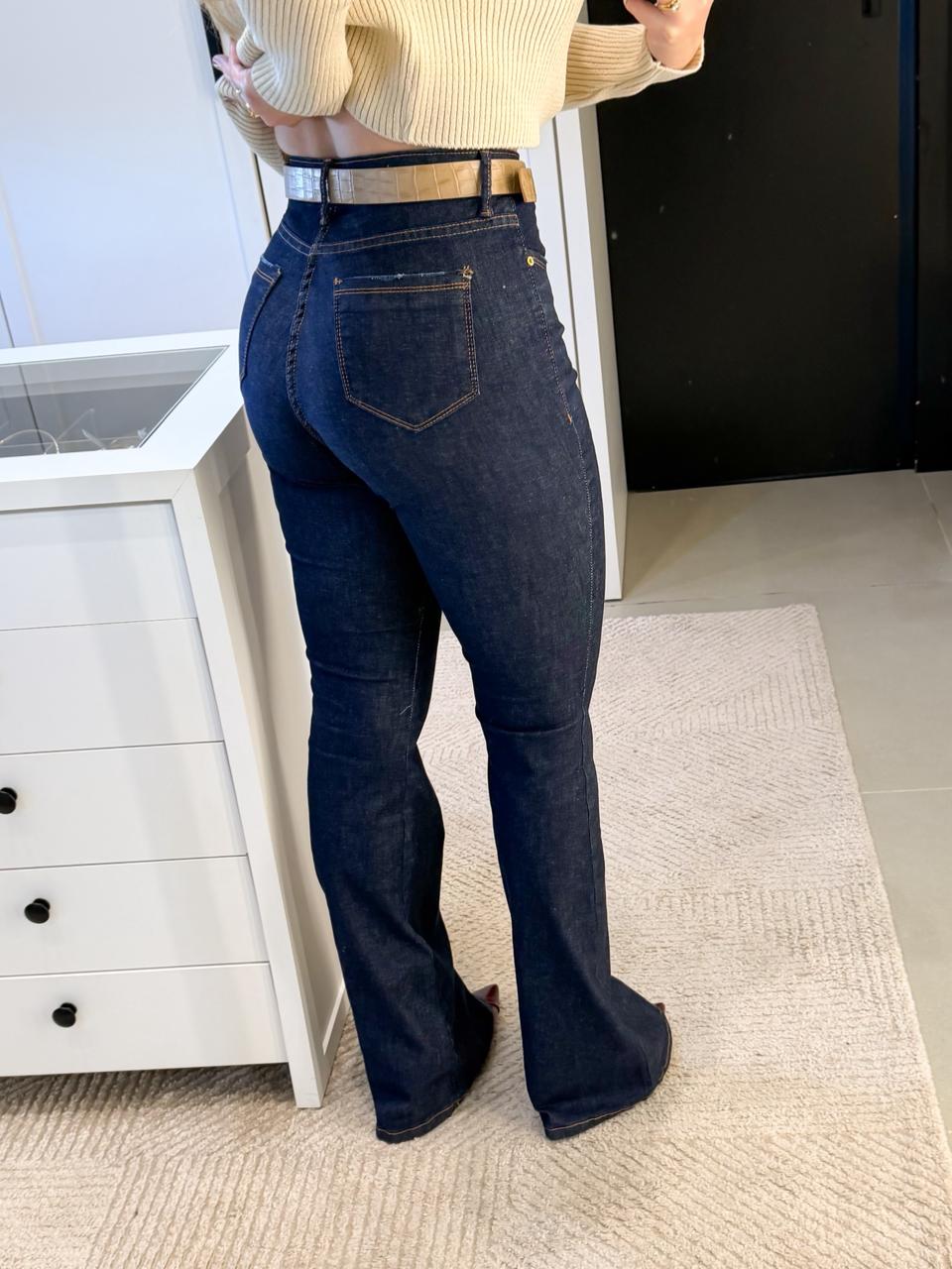 CALÇA JEANS FLARE FRAN