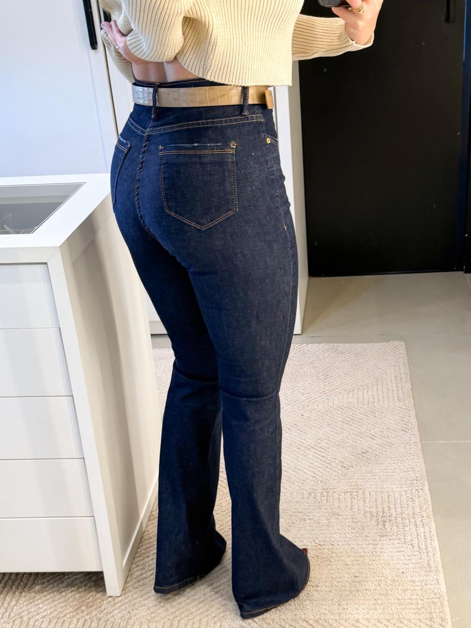 CALÇA JEANS FLARE FRAN