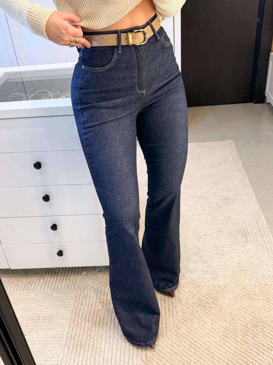 CALÇA JEANS FLARE FRAN