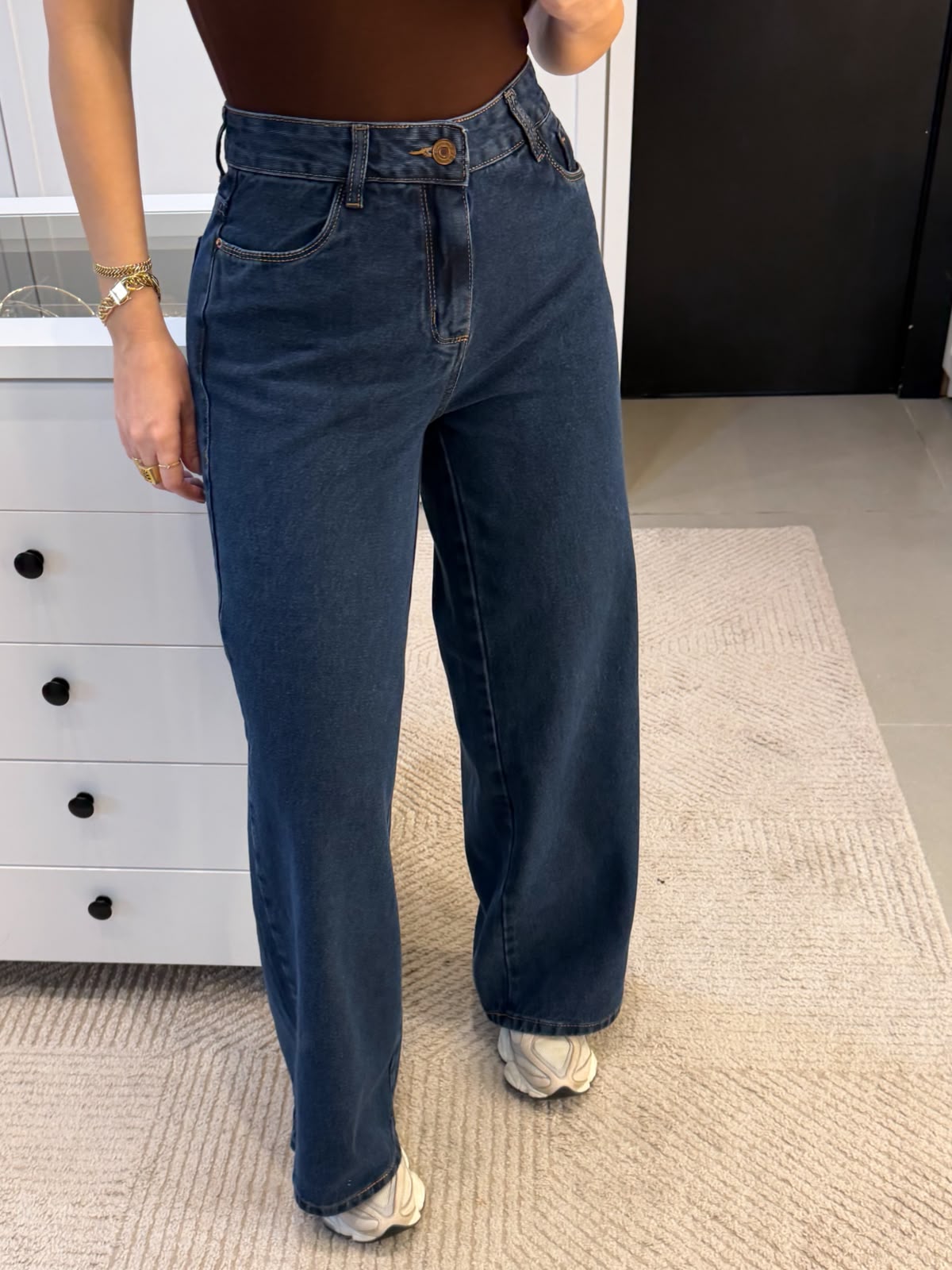 CALÇA JEANS PANTALONA VALÉRIA
