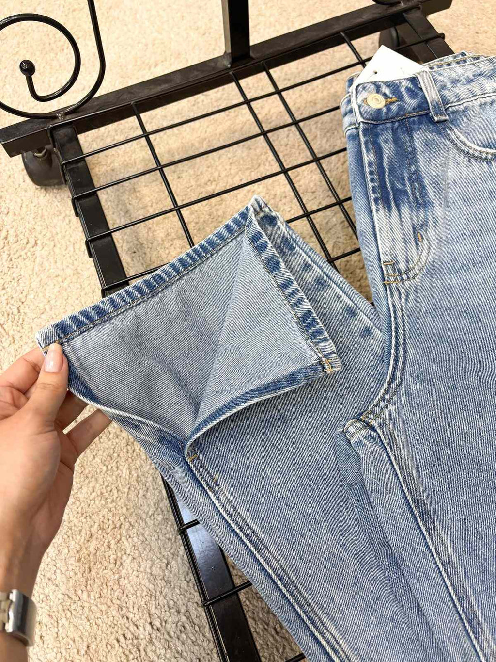 CALÇA JEANS RETA SUZI