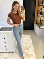 CALÇA JEANS RETA SUZI