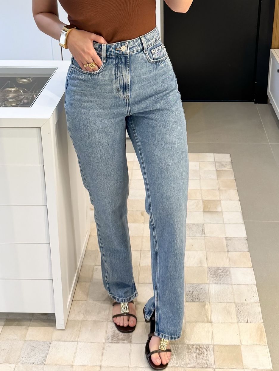 CALÇA JEANS RETA SUZI