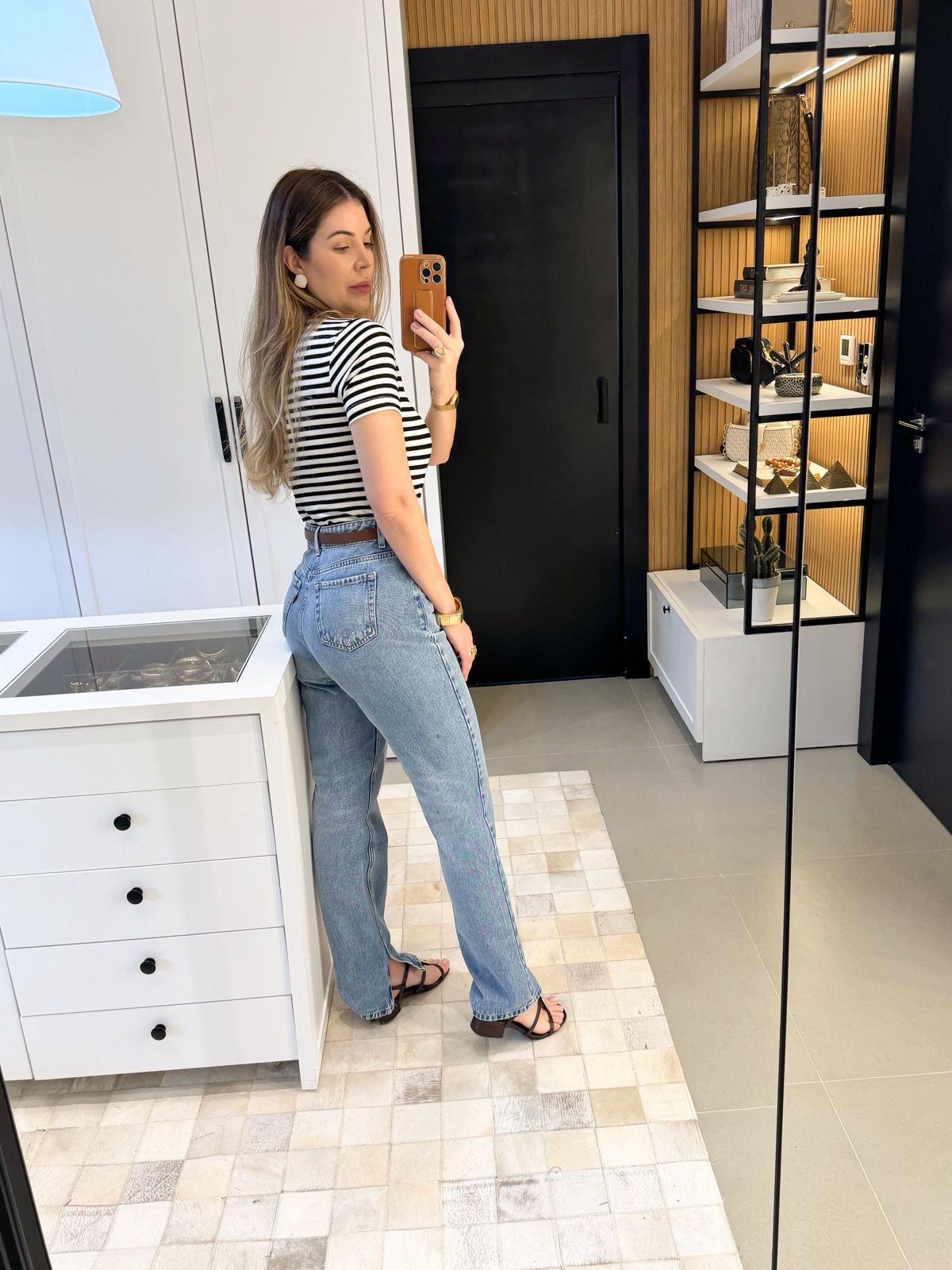 CALÇA JEANS RETA SUZI