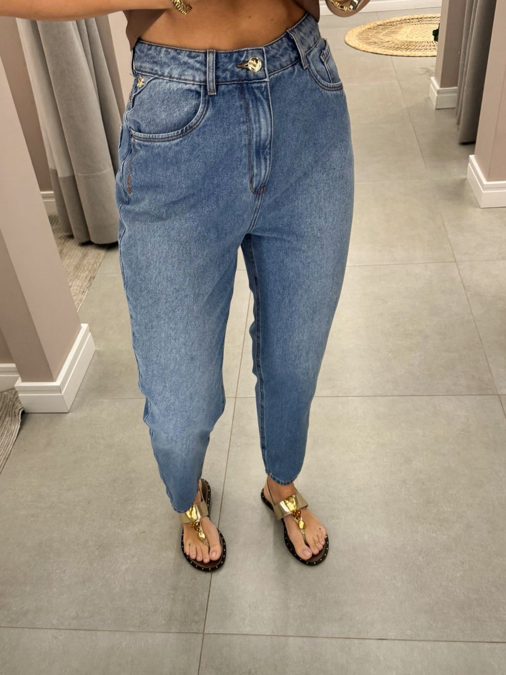 CALÇA MOM JEANS HELENA