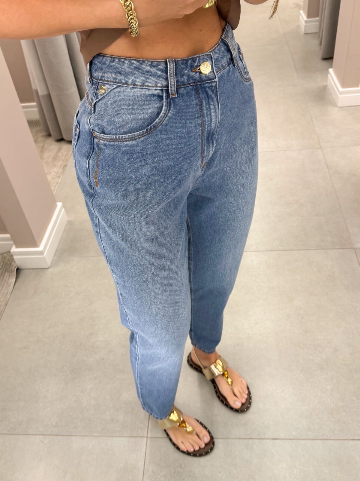 CALÇA MOM JEANS HELENA