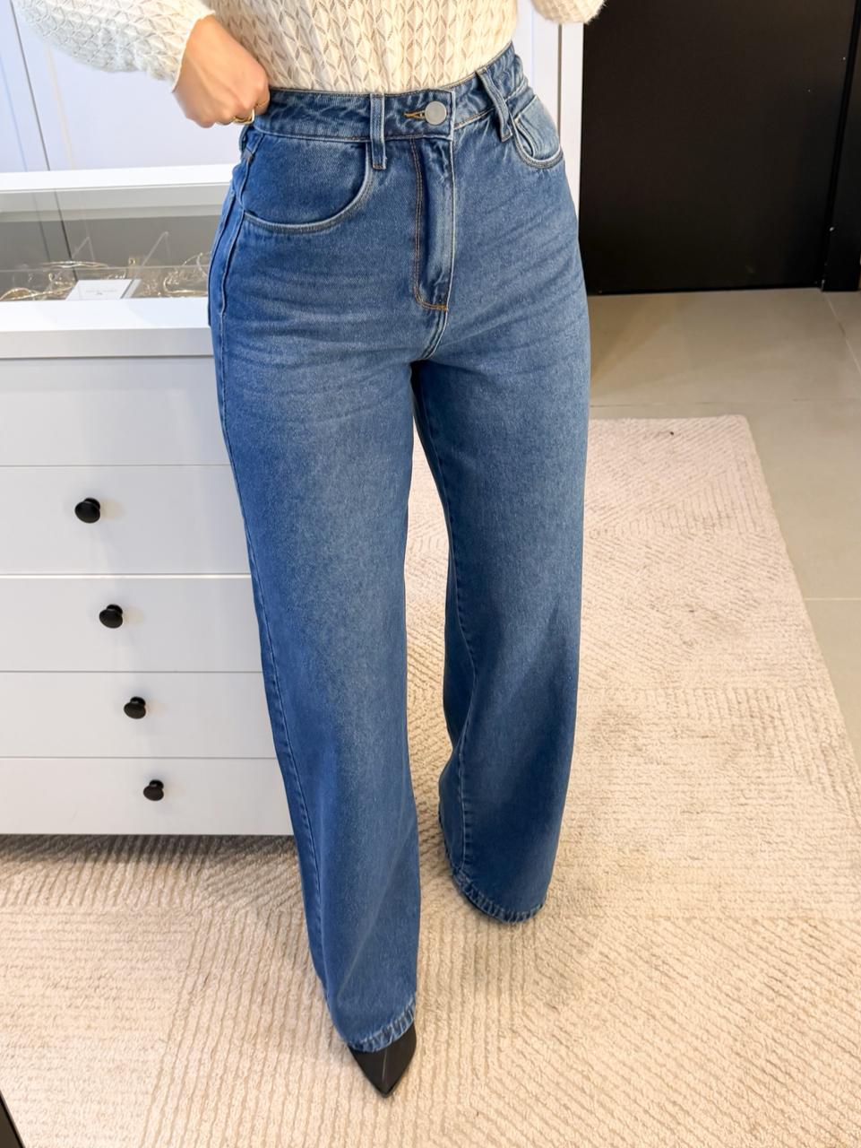 CALÇA PANTALONA JEANS JULIA