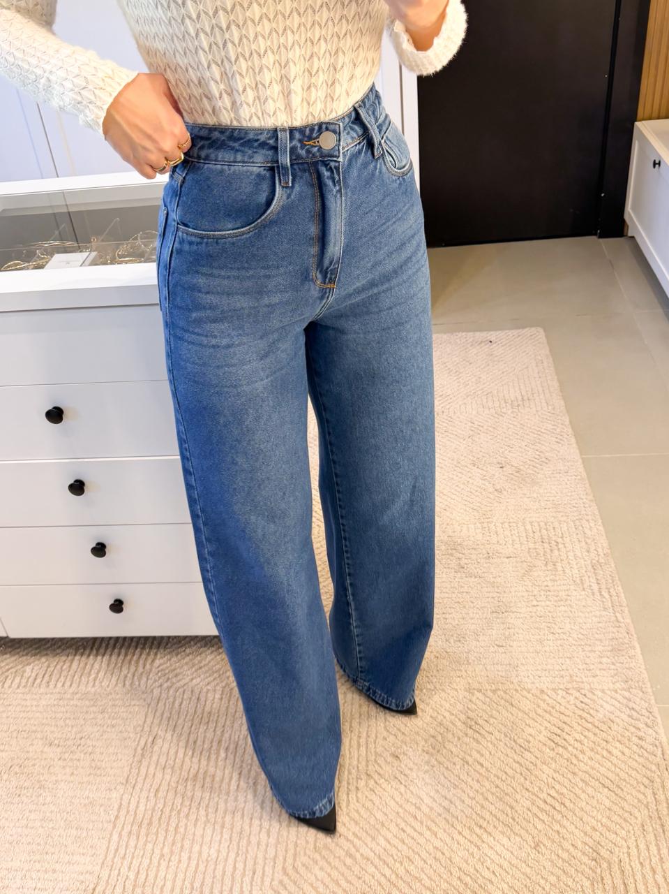 CALÇA PANTALONA JEANS JULIA