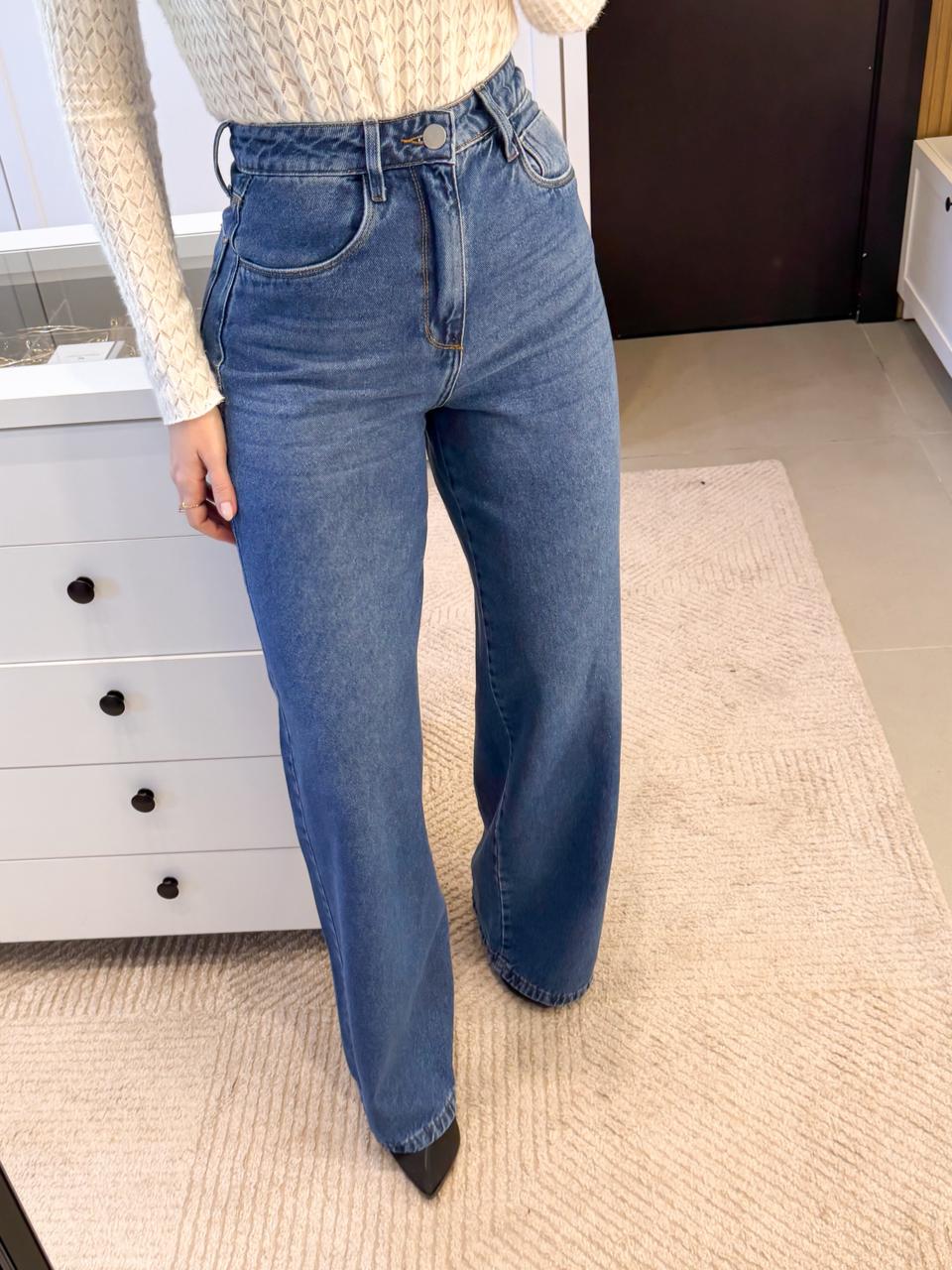 CALÇA PANTALONA JEANS JULIA
