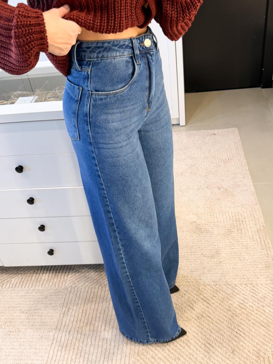 CALÇA PANTALONA JEANS JULIA