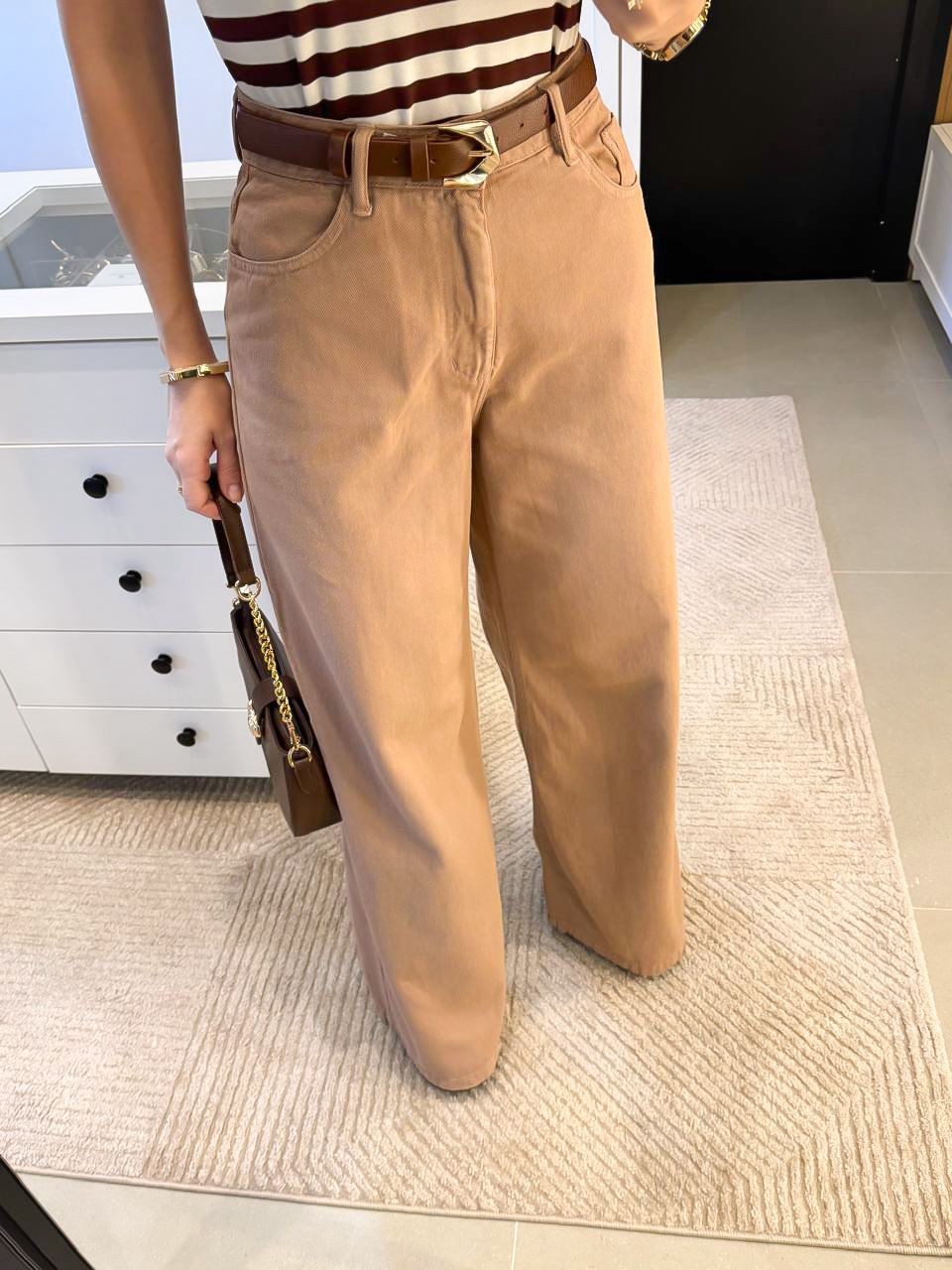 CALÇA PANTALONA JEANS SARA