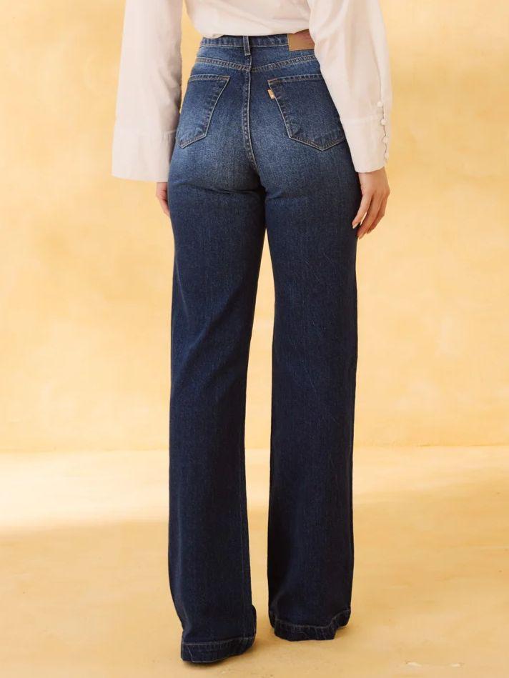 CALÇA WIDE LEG JEANS CECILIA