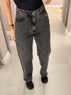 CALÇA WIDE LEG JEANS ESTONADA